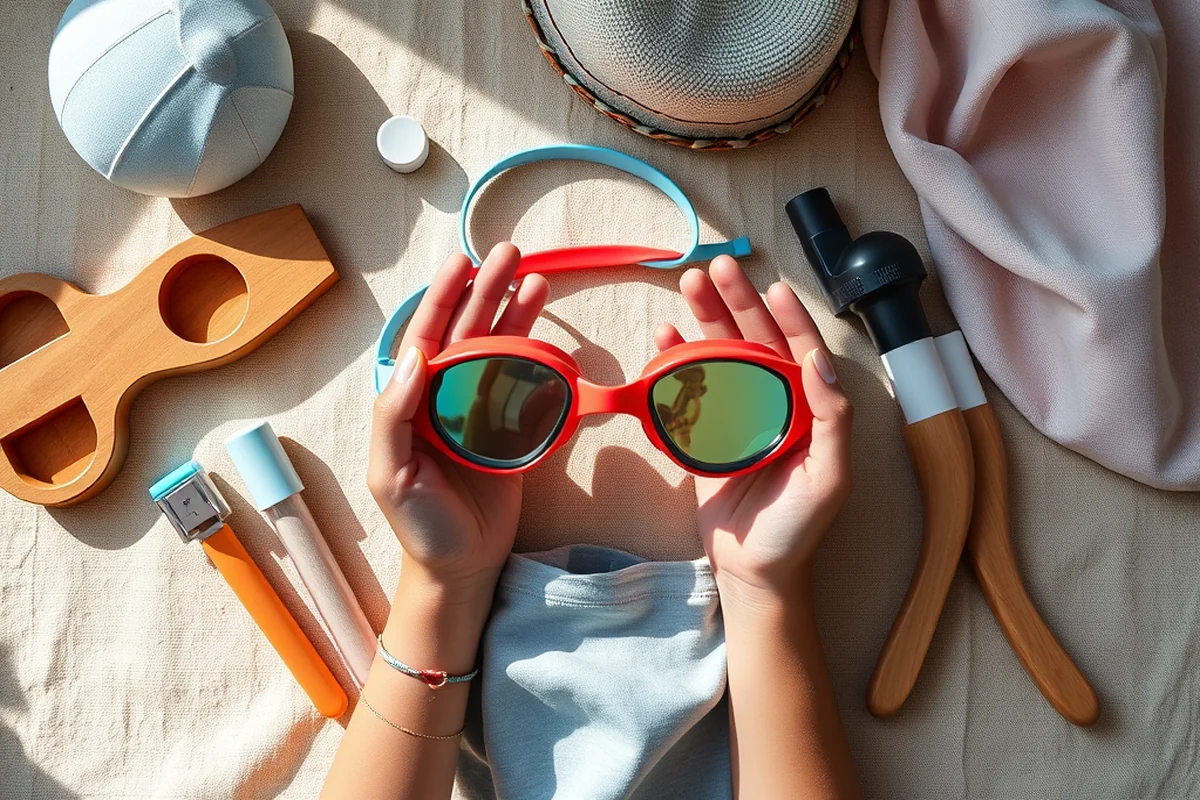 kids mirror swim goggles — Kids Mirror Swim Goggles (the finished result)