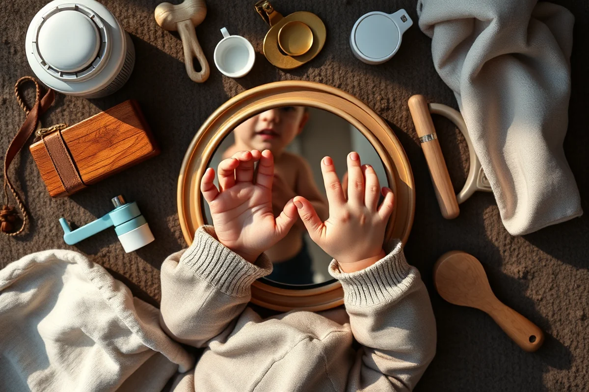 toddler loves mirror — Toddler Loves Mirror (the finished result)
