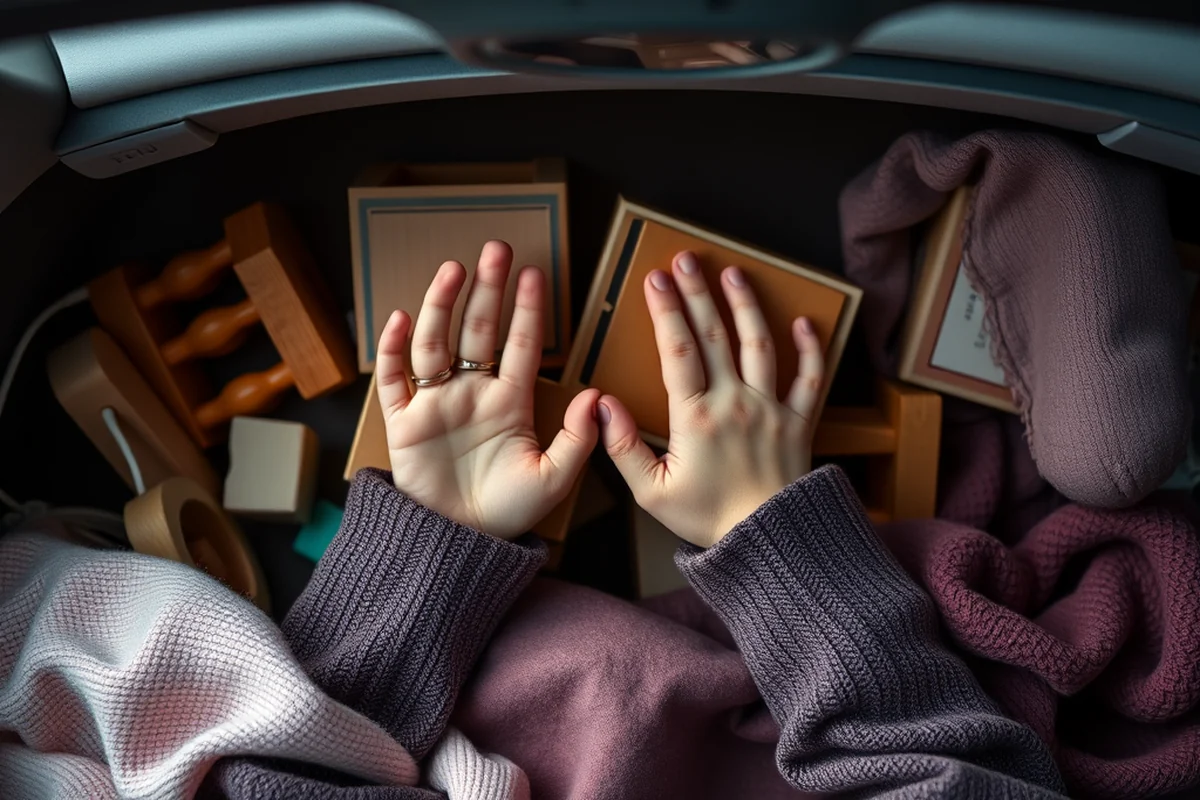 baby mirror in the car — Baby Mirror In The Car (the finished result)
