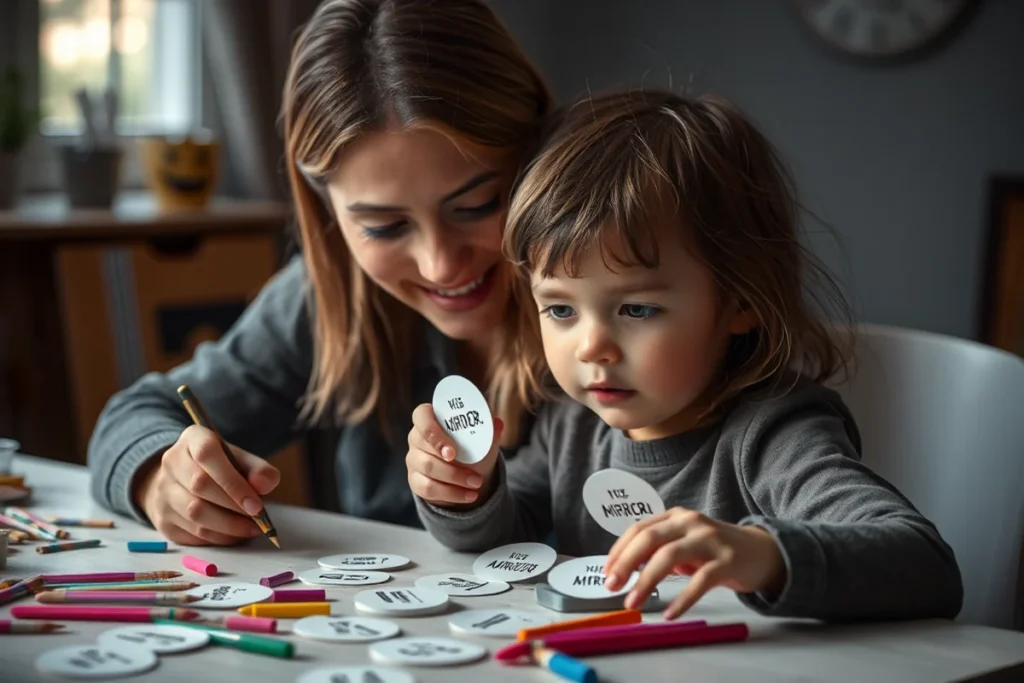 Kids Mirror Affirmation Stickers