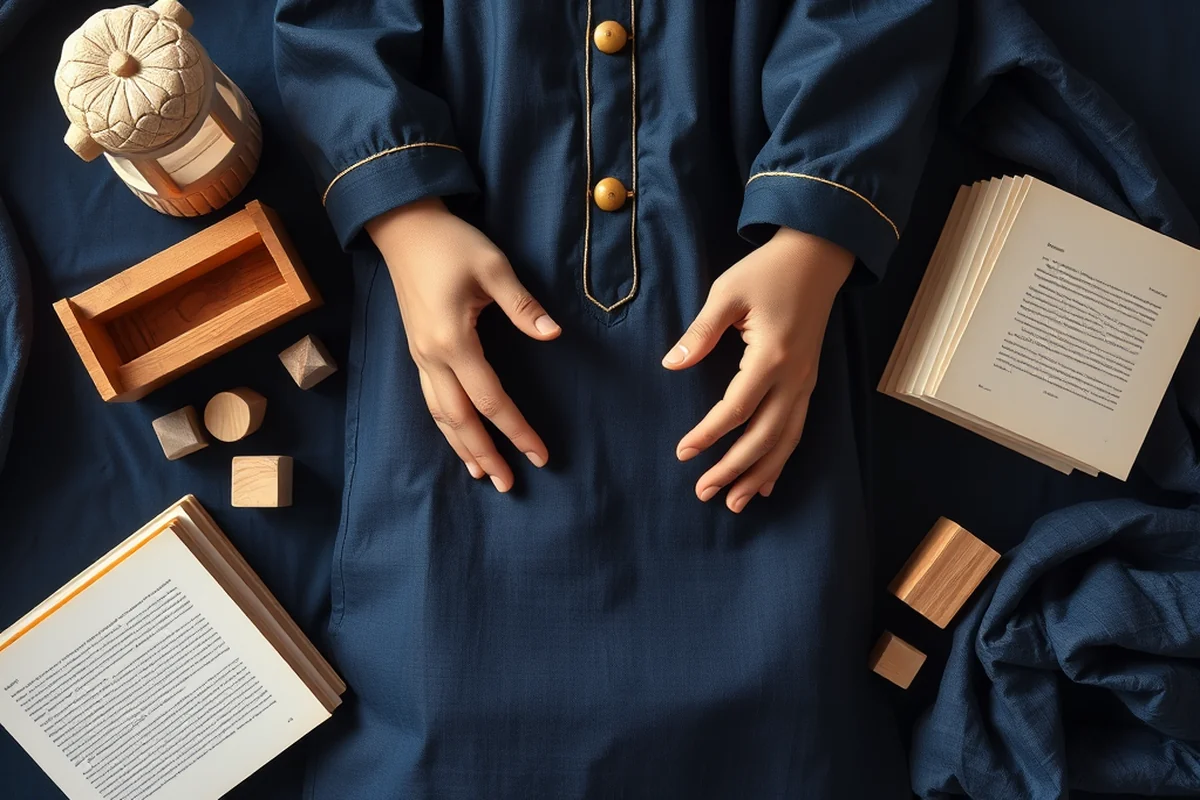 kids mirror work kurta — Kids Mirror Work Kurta (the finished result)