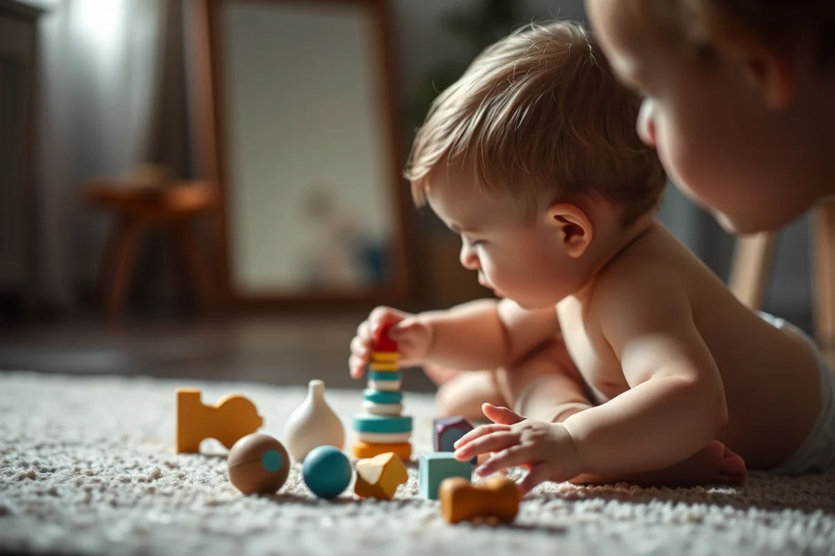 toddler in mirror — Toddler In Mirror (step by step)
