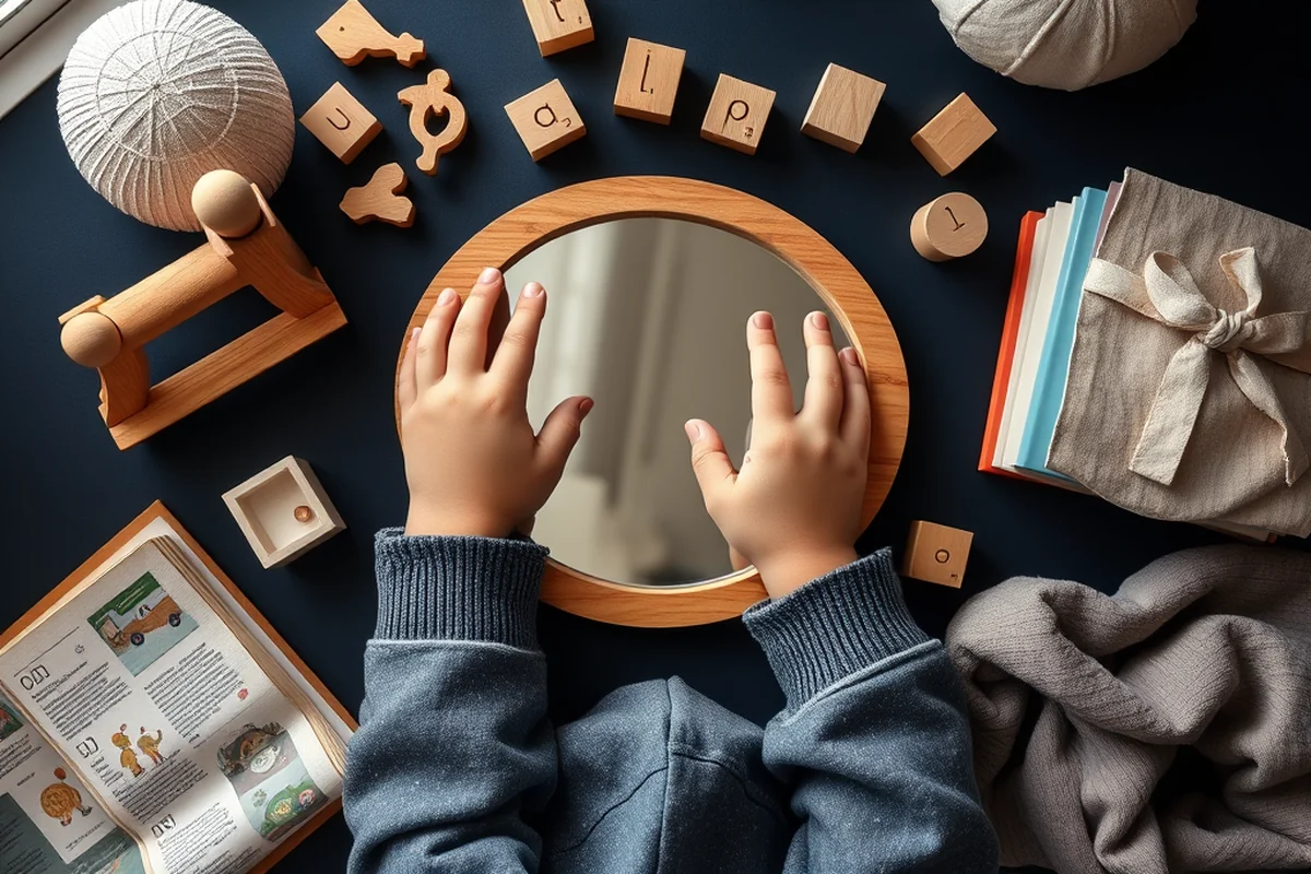 diy toddler mirror — Diy Toddler Mirror (the finished result)