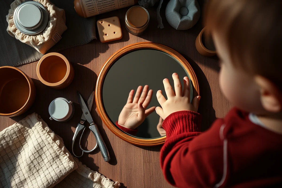 safe mirror for toddler — Safe Mirror For Toddler (the finished result)