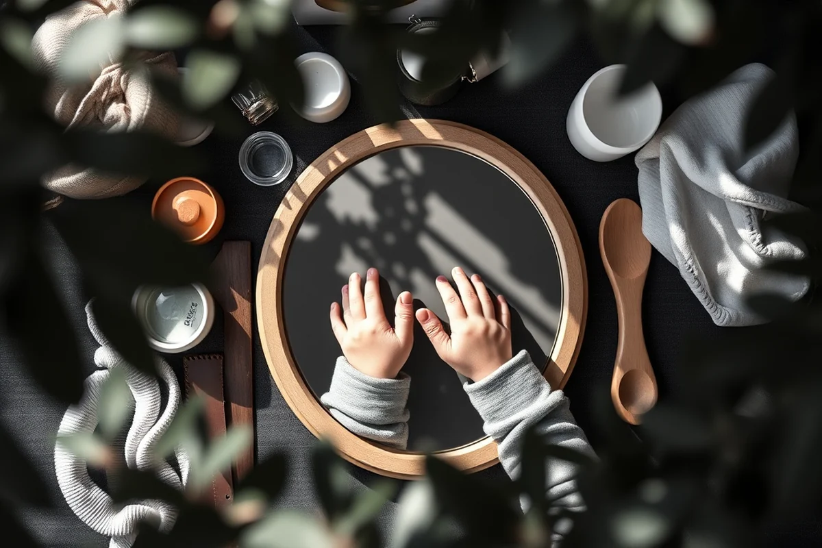 toddler dressing mirror — Toddler Dressing Mirror (the finished result)