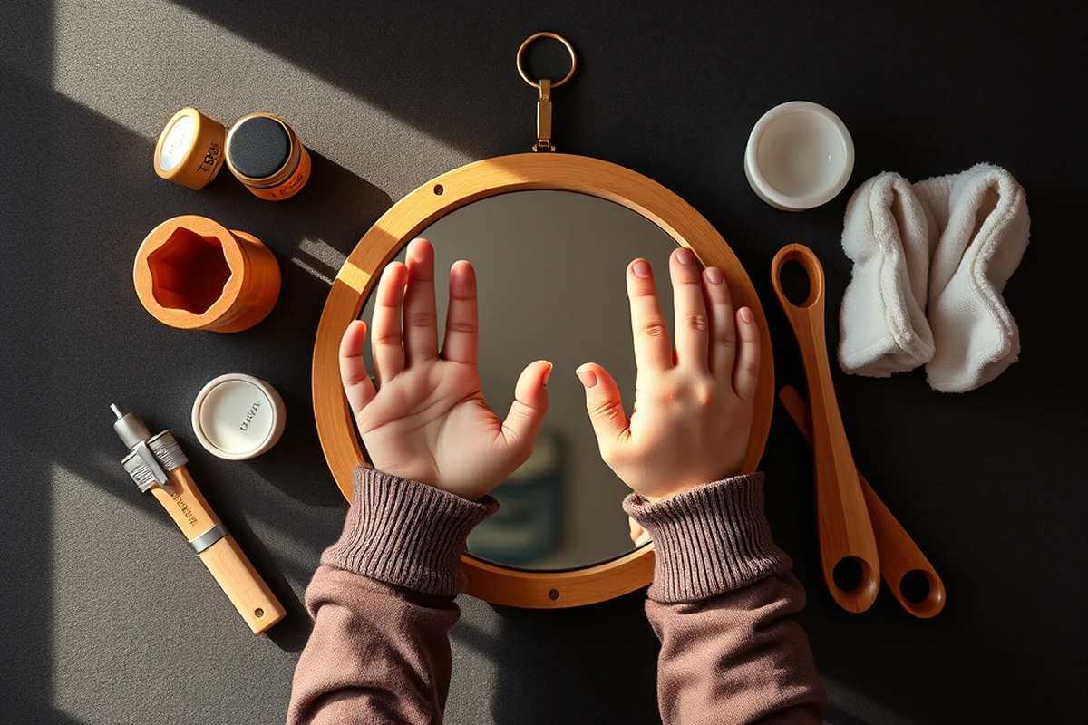 toddler entryway mirror — Toddler Entryway Mirror (the finished result)