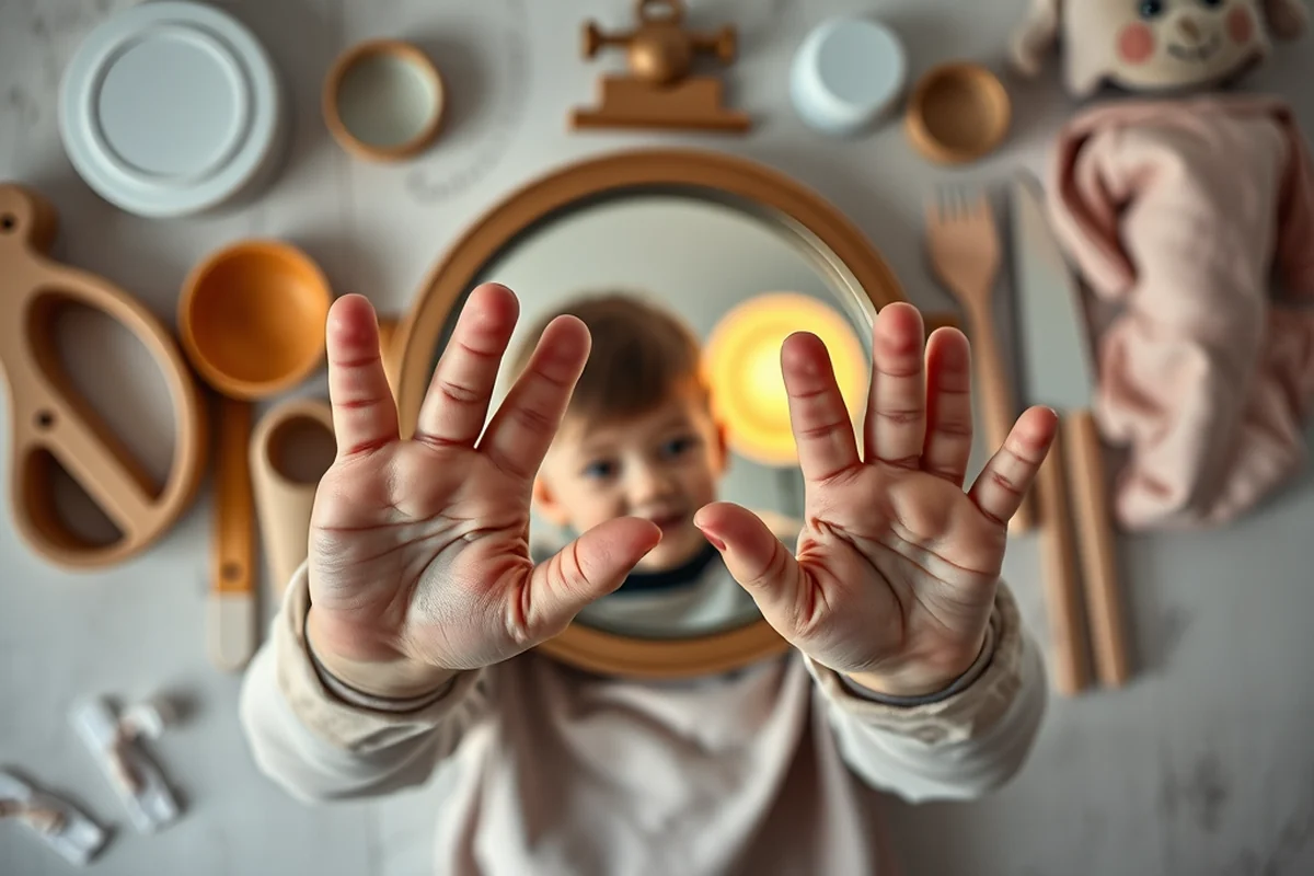 toddler mirror wall — Toddler Mirror Wall (the finished result)