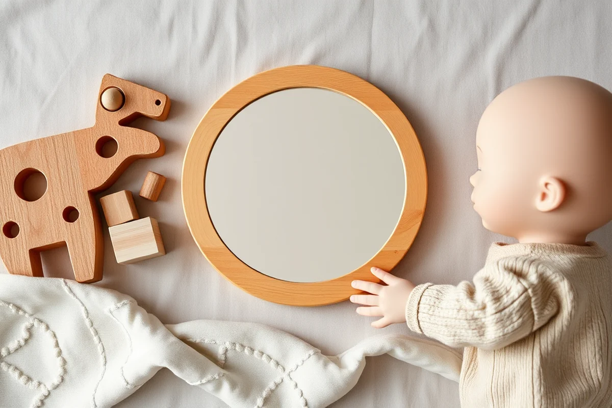toddler mirror with shelf — Toddler Mirror With Shelf (the finished result)